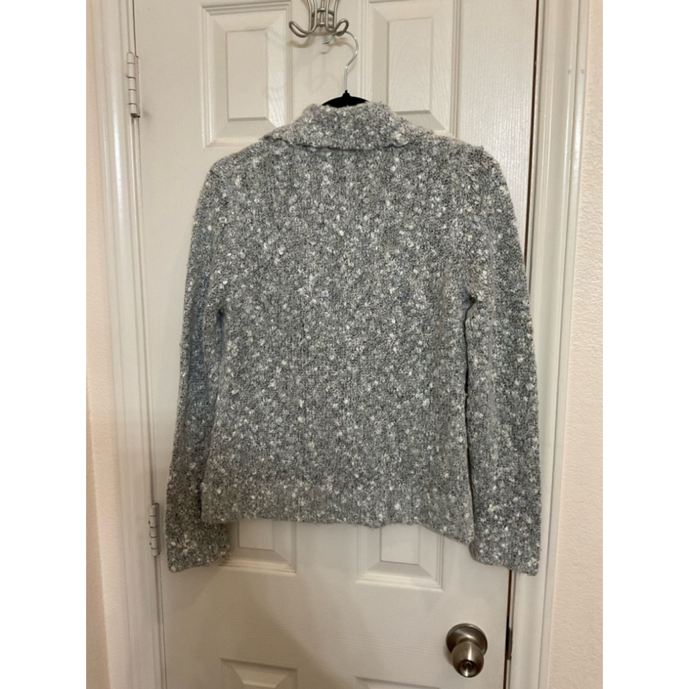 Women's Hanna Andersson Blazer Cardigan, Size S Gray - Picture 4 of 5